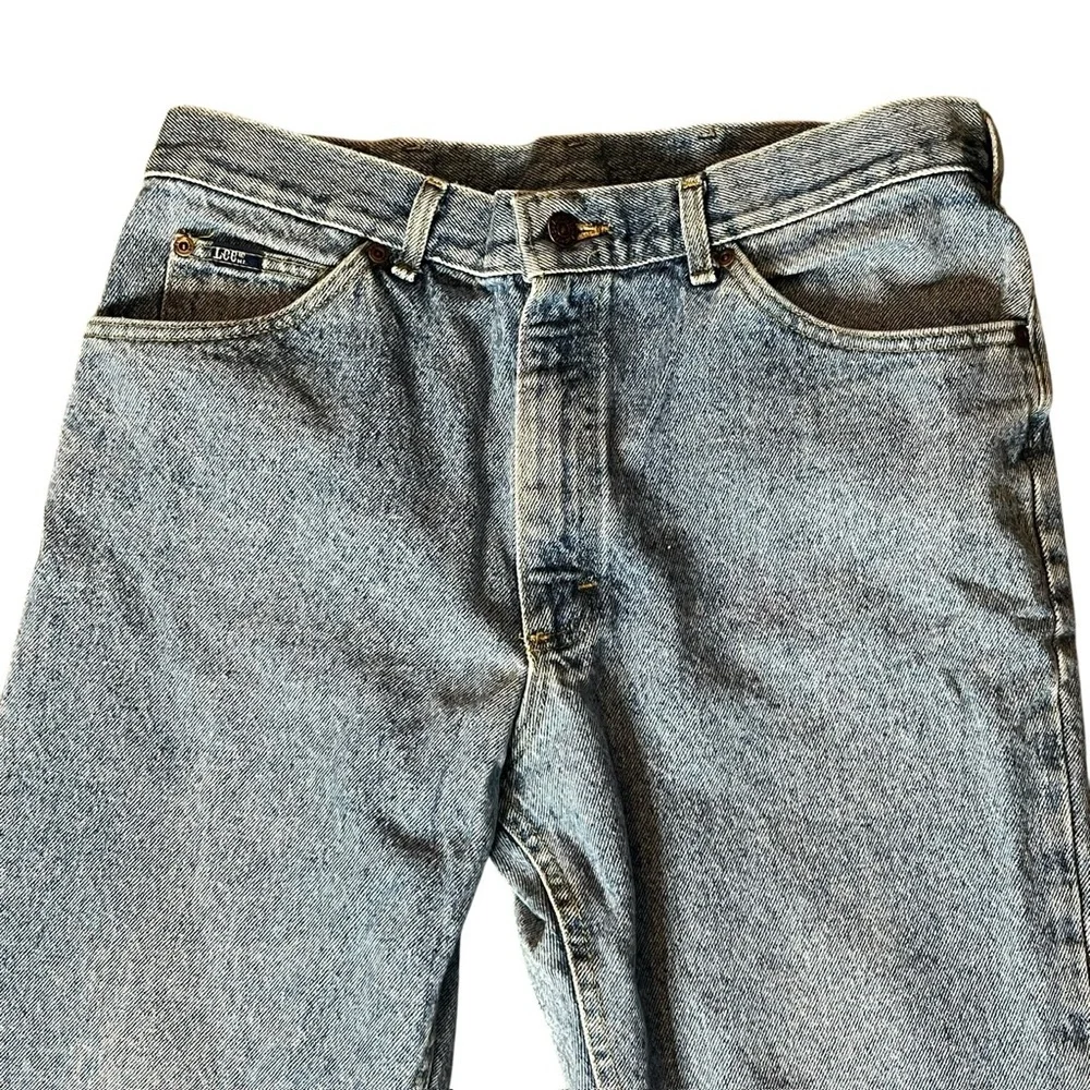 Vintage Lee Union Made High Waisted Straight Jeans with Classic Fit